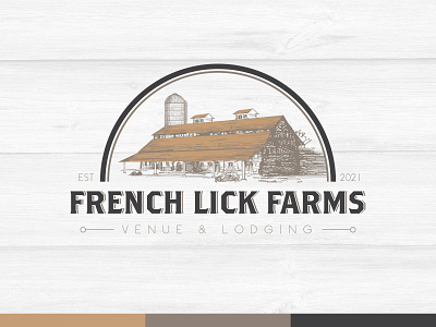 Logo & Website Project - French Lick Farms branding design logo web