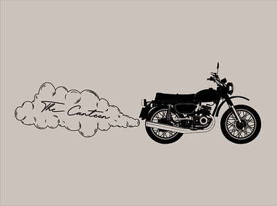 Junkyard Ride adobe branding caferacer design drawing graphic design illustration logo motorcyle old school sketch tattoo vector