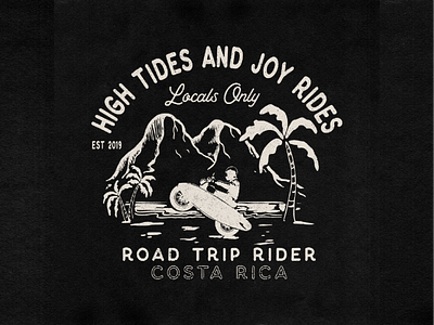 High Tides & Joy Rides beach cafe racer costa rica landscape motor motorbike motorcycle mountains nature ocean palm trees surf surfing tropical