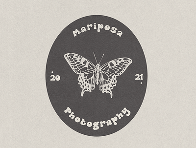 Photography Logo branding butterfly design illustration logo modern mystic natural neutral photography shape simple