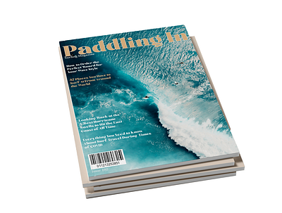 Surf Magazine Design design font illustration lightroom magazine photoshop surfer surfing type typeface waves