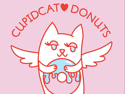 Cupidcat Donuts Logo