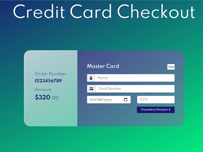 Credit Card Checkout Page checkout checkout page css dailyui dailyuichallenge html html css ui uidesign web design