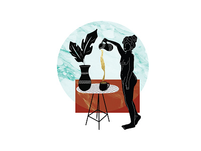 02 Illustration for Rosetta Coffee art branding design flat graphic design illustration illustrator minimal vector website