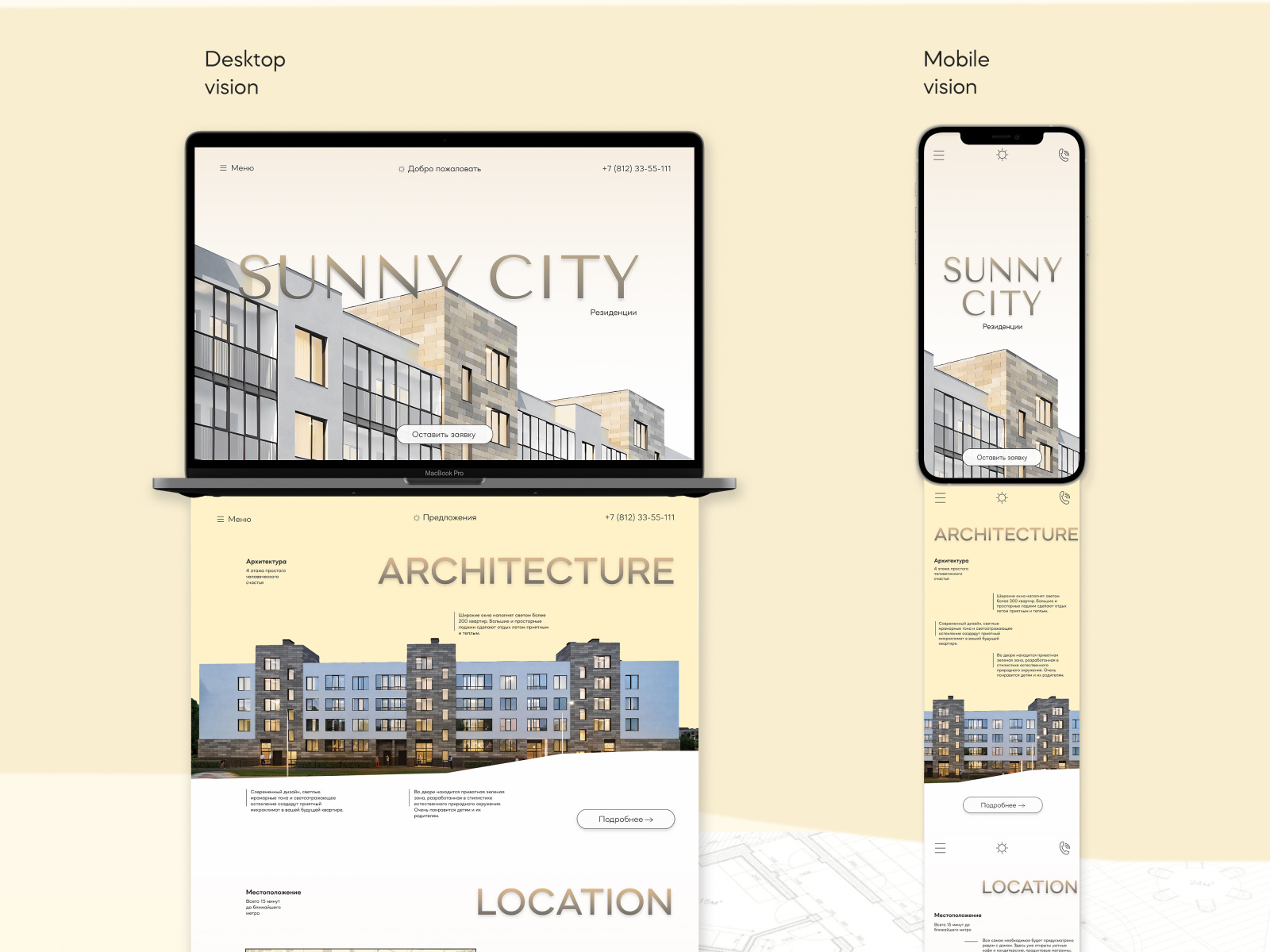 Apartments UIdesign website by Gosha Mishchenko on Dribbble