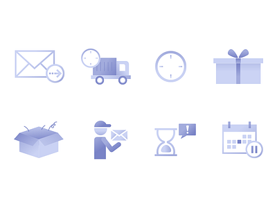 Icons design gradient graphic icon vector