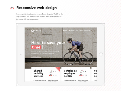 Vapaus - iPad view branding agency illustration ipad ui ux ui ux user