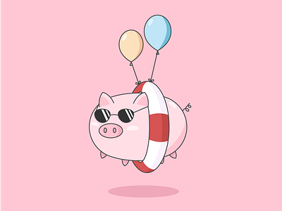 Pig And The Balloons