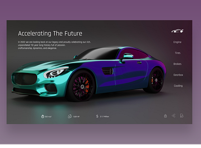 B-car2 (Home Landing WebPage) adobe xd branding car cars design home landing page logo ui ux web website