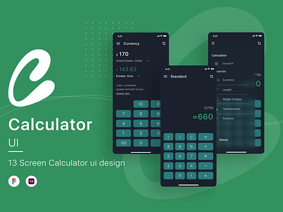 Calculator UI calculator ui ui designer uidesign ux designer