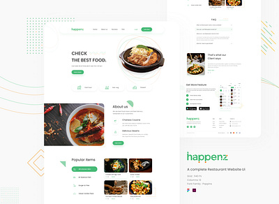 Dribbble food delivery landing page design landingpage uidesign