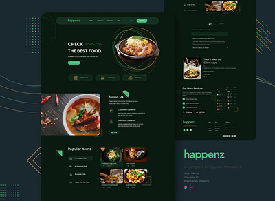 Dribbble food food delivery food delivery ui landing page responsive design restaurant ui design