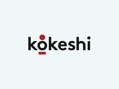 Kokeshi Logo branding interior japanese kokeshi logo