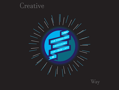 creative banner logo art branding design graphic design illustration logo minimal type typography vector