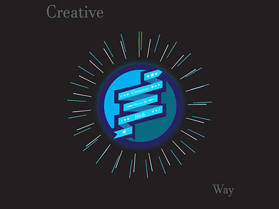 creative banner logo