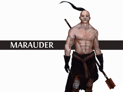 Marauder arpg characterdesign fanart game art redesign