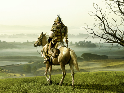 "Sulde's Will" Matte asian castle collage cutted dead fog grass head horse knight matte mattepainting mongol morning retouch sulde tree