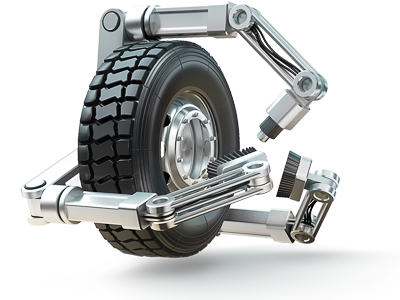 Tire & Wheel - Service Robot Icon 3d