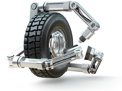 Tire & Wheel - Service Robot Icon 3d 3d automotive icon robot tire wheel