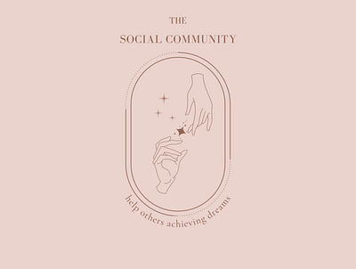 Social Community app branding design icon illustration logo minimal typography vector web