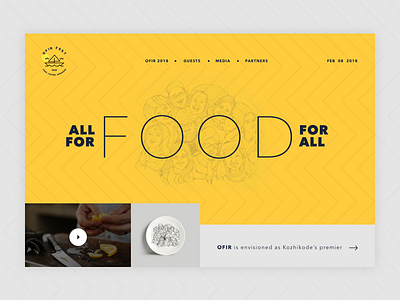 OFIR Fest - Landing Page Concept