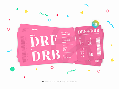 10x Dribbble invites