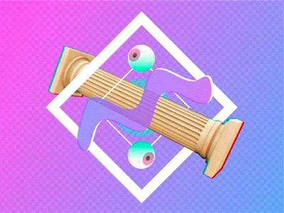 Column1 eye formula vaporwave