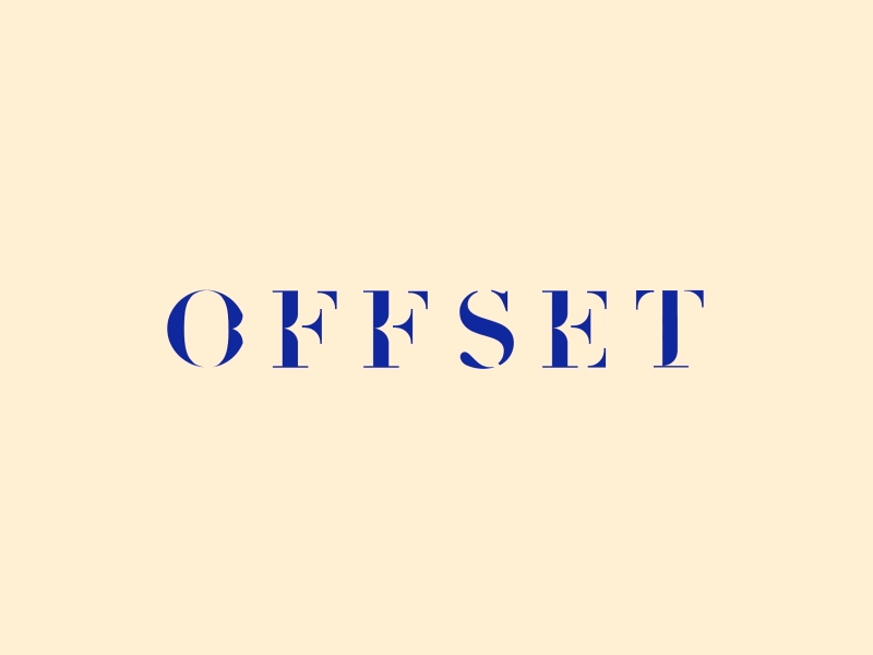 Logo Animation : Offset