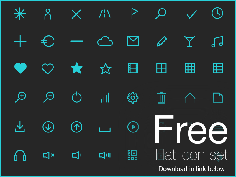 Free icon set by Eugene on Dribbble