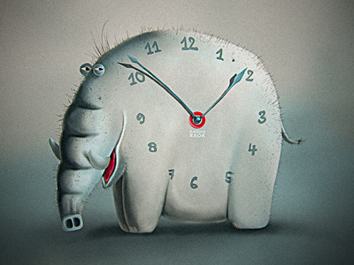 Elephant-clock