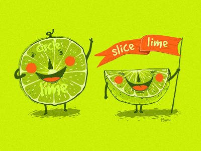 Lime Emotions 13mu bar circle emotions fun lime slice t shirt