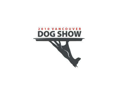 Dog Show 13mu dog exhibition fun hand logo show tray
