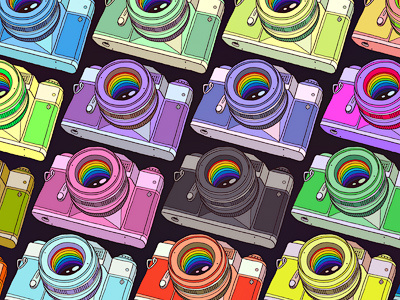 Сolors for all 13mu camera colors pattern rainbow