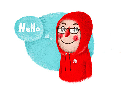 Hello, friends! 13mu dribbble friends glasses hello hoodie