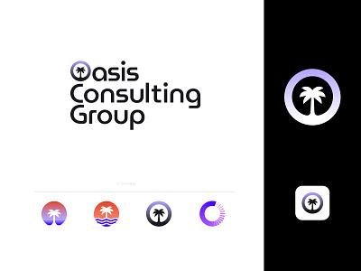 Oasis Consulting Group - Branding branding design graphic design logo