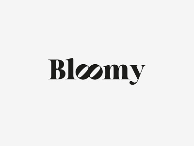 Bloomy art direction brand brand identity branding design graphic design logo logo design logotype typography