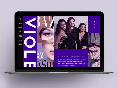 Violetta Group Website bold bold color development graphic design graphic designer ui design uidesign uiux violet web design web dev web developer webdesign website