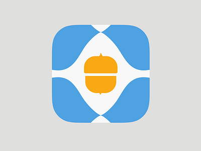 Acorn App Icon clean flat icon ios iphone minimal ui