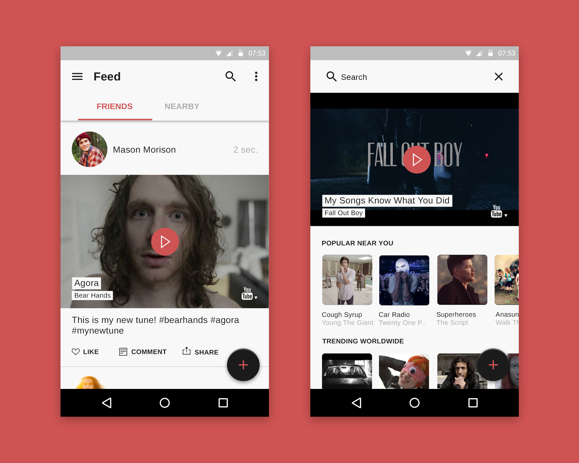 Dribbble - Sound_Off_Home___Search_Android_Showcase_Full_pixels.png by ...