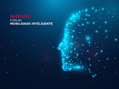 Nissan Intelligent Mobility Forum brand cover design illustration logo