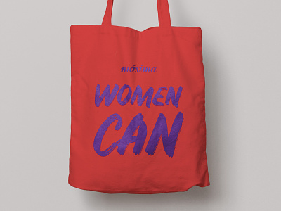 Woman Can brand graphic graphicdesign maxima totebag type woman