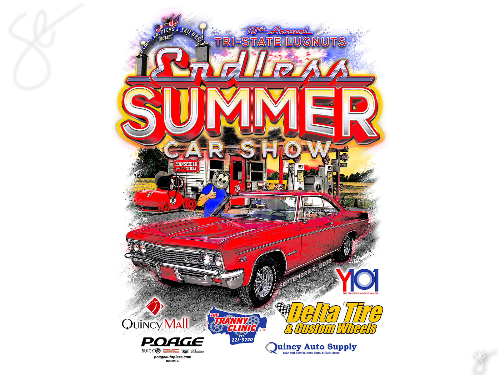 TriState Lugnuts Endless Summer Car Show by Steven Elmore on Dribbble