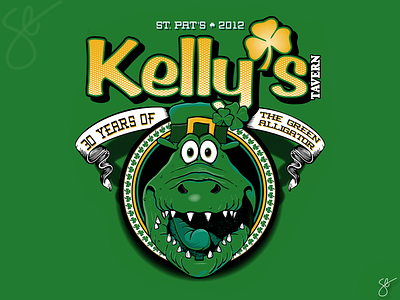 Kelly’s - St. Patrick’s Day apparel graphics design illustration illustrator photoshop procreate screen print separation vector