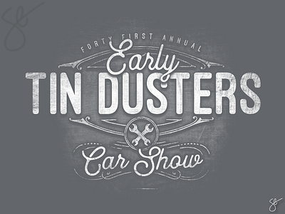 Early Tin Dusters Car Show apparel graphics branding design illustration illustrator logo logo design photoshop procreate screen print separation vector