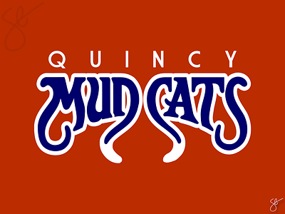 Quincy Mudcats Baseball apparel graphics branding design illustration illustrator logo procreate screen print separation vector
