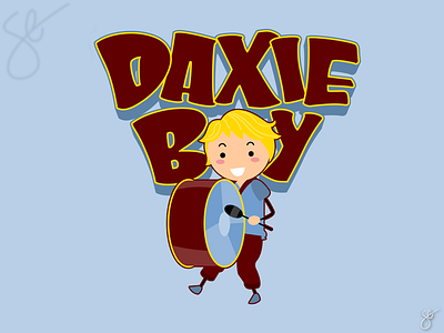 Daxie Boy apparel graphics branding design illustration illustrator logo procreate screen print separation vector