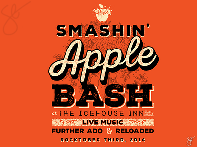 Smashin’ Apple Bash apparel graphics design illustration illustrator logo photoshop procreate screen print separation vector