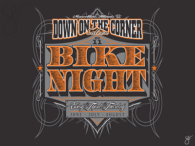 Down on the Corner - Bike Night