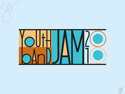 Youth Band Jam apparel graphics branding design illustrator logo screen print typography vector