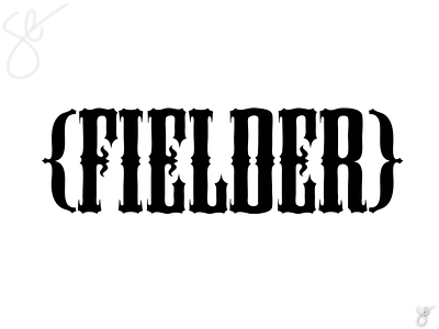 Fielder - Logos apparel graphics design illustrator logo logo design procreate screen print typography vector